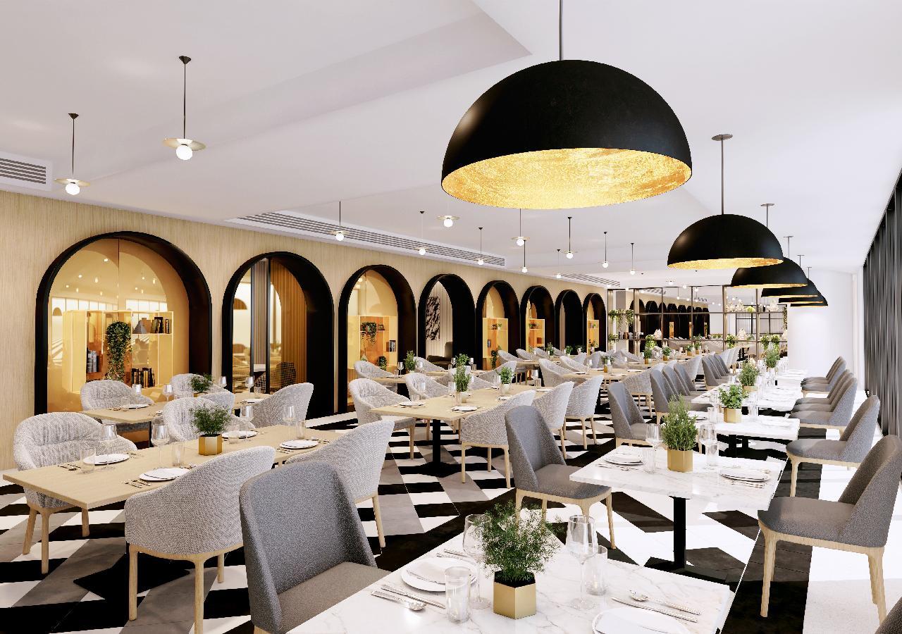 Aparthotel Millennium Atria Business Bay Dubai Exterior foto Restaurant interior