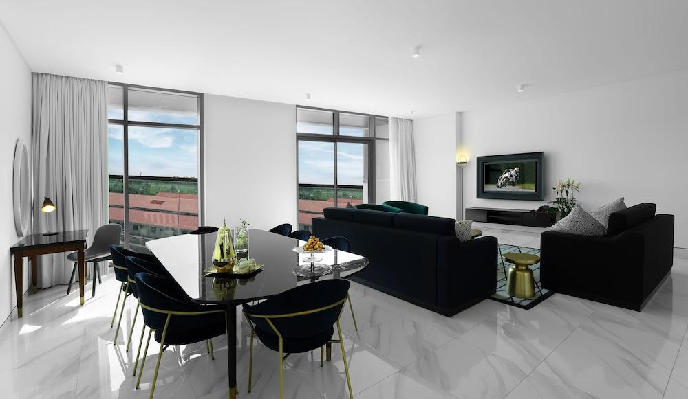 Aparthotel Millennium Atria Business Bay Dubai Exterior foto Interior of a typical apartment